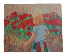 Huile Sur Toile "Joie De