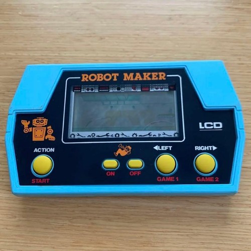 Robot manufacturer lcd retro - manufacturer,