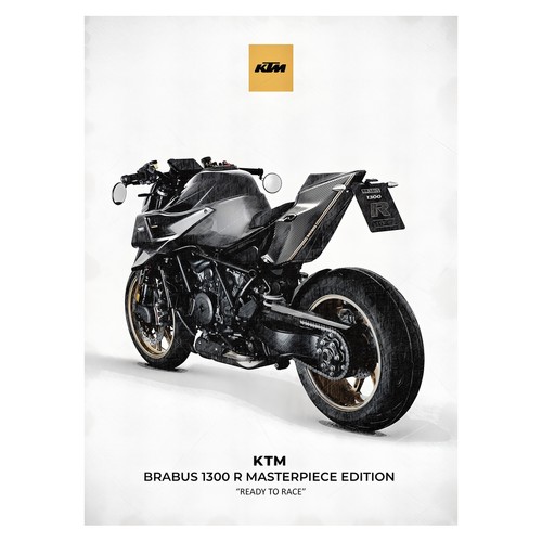 Affiche moto art - de,