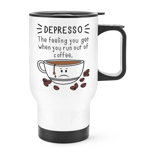 Tasse voyage depresso avec - voyage,