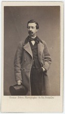 CDV circa 1860. Man to identify by Ghémar. Belgian nobility or artist.