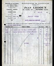POITIERS (86) FACTORY OF CHARENTAISES SLIPPERS SANDALLETS ""Jean LEDOUX"" in 1934
