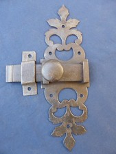 Grande Targette ouvragée fer