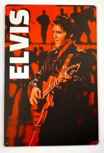 Plaque metal elvis - metal,