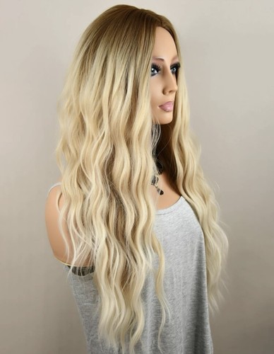 Perruque synthétique blond - perruque,
