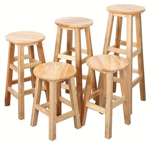 Tabouret bar bois massif - en,
