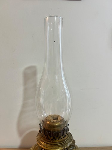 Lampe huile laiton doré - lampe,