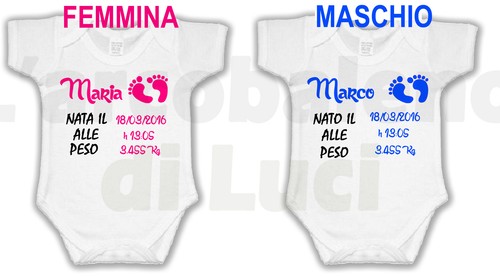 Body neonato personalizzato - neonato,