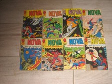 lot 8 reliures NOVA 2+4+6+7+10+11+12+13 marvel lug 1978
