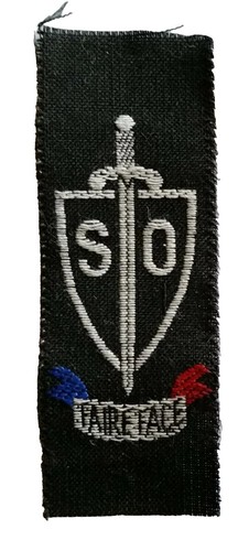 Insigne béret tissé - de,