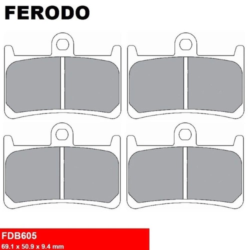 Plaquettes ferodo frein - ferodo, de