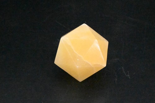 Icosaedre calcite orange - icosaedre,