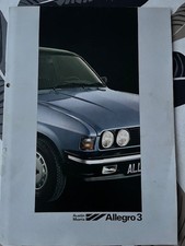 Brochure Austin Morris Allegro 3 de 1980