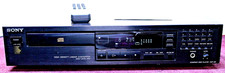 Serviced - SONY CDP-491 Pulse Single Compact Disc CD Player with Remote & Manual