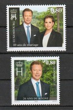 == LUXEMBOURG. 2 timbres** Mi. 2251 Mi. 2262 Grand-duc Henri - 2020-2021 ==