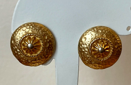 Boucle oreille doré clips - boucle,