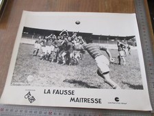 1942 PHOTO CINEMA LOBBY CARD FILM LA FAUSSE MAITRESSE - RUGBY LA TOUCHE