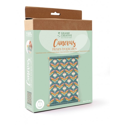 Kit broderie canevas - canevas,