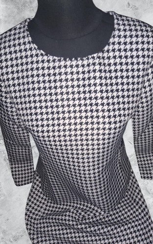 Robe chic motifs pied - , poule