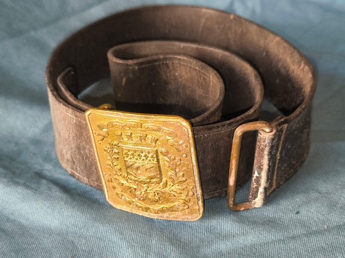 Ceinturon cuir fauve brigade - ceinturon,
