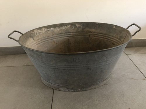 Ancienne grande bassine 52l - ancienne,