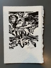 lithographie sérigraphie noir