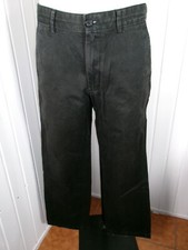 Pantalon droit coton noir