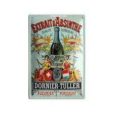 Plaque métal publicitaire