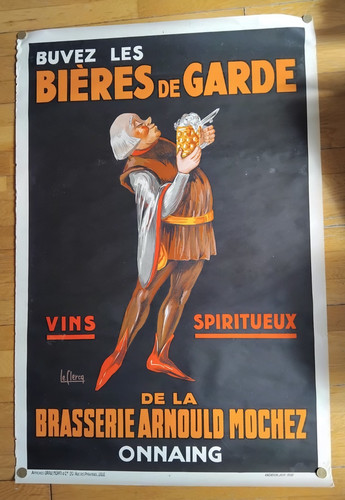 Affiche 1930 onnaing bières - affiche,