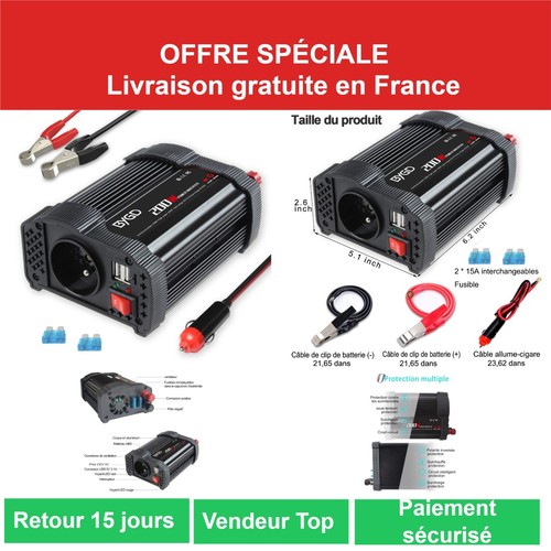 Bygd onduleur 12v 220v 200w - 12v,