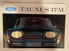 Brochure FORD TAUNUS 17 M 16 pages English Text