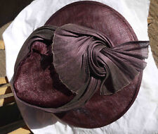 Ancien chapeau femme de cérémonie Pill-Box (Fabriqué en France)