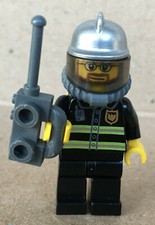 LEGO® - Minifigure Town City Fire Helmet Silver Set 7208 - cty0057 cty057