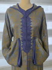 Djellaba femme noire et