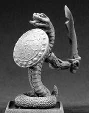 1 x NAGENDRA WARRIOR - WARLORD REAPER figurine miniature rpg serpent snake 14498
