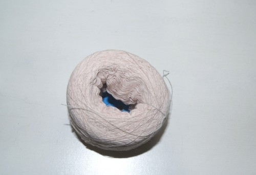 Bobine coton dentelle - coton, rose