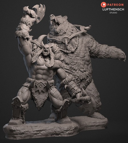 Figurine rexxar misha wow - misha,