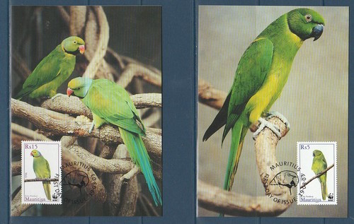 Wwf carte maurice mauritus - a,