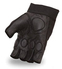 Haltérophilie Gel Paume Rembourrée Gants Cuir Fitness Entraînement Musculation
