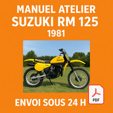 Manuel Atelier Suzuki RM 125