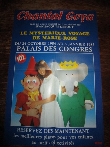 Affiche chantal goya - chantal, le