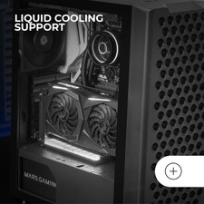 Mars Gaming MCiPRO Boîtier Professionnel ATX Grille Frontale 3D Mesh Fenêt