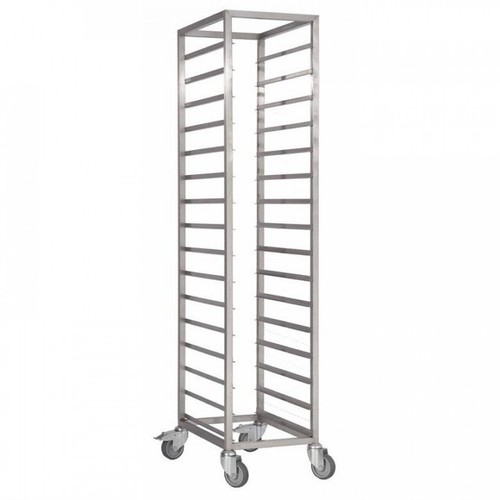 Chariot inox glissières - inox,