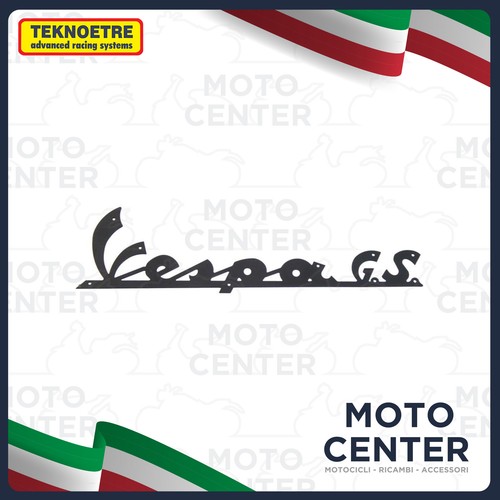 Plaque noire vespa - plaque,