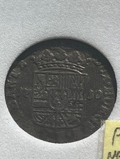 Spanish Netherlands Namur  Liard 1710 VF King Philip V War for Spanish Heritage