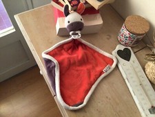 Doudou plat Ane coton bio