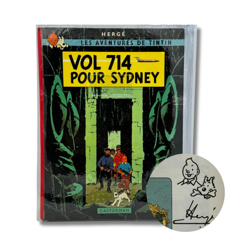 Tintin vol 714 pour sydney - tintin,