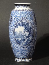 Antique Rare Pot Porcelaine Céramique Villeroy & Boch Bonn Série Flamand