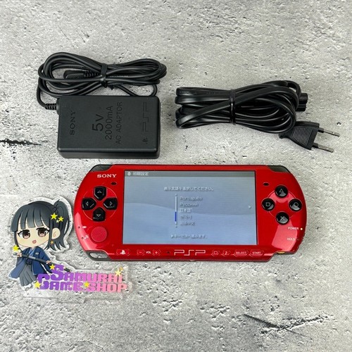 Console sony psp 3000 rouge - console, psp-3000