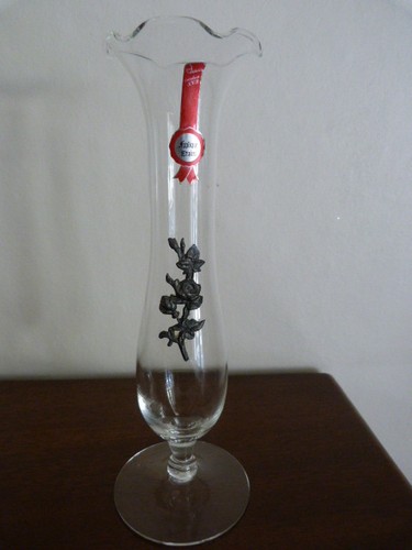 Soliflore verre étain - soliflore, et
